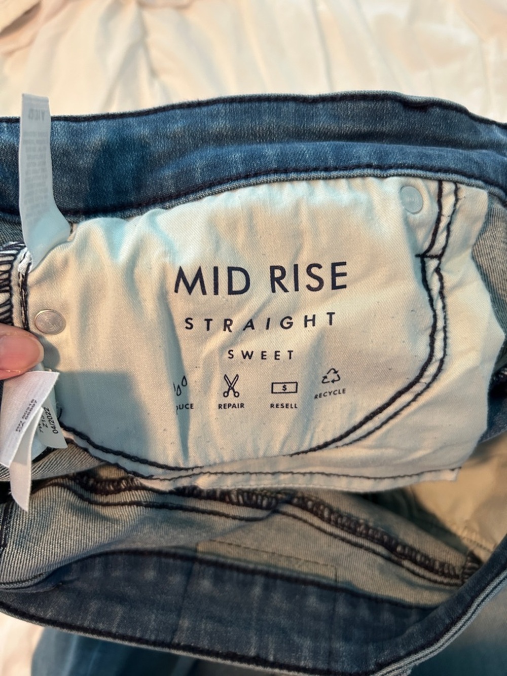 Lucky Brand jeans mid rise straight sweet 12/31 - Picture 4 of 6
